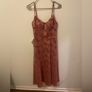 Piper vintage rose midi dress